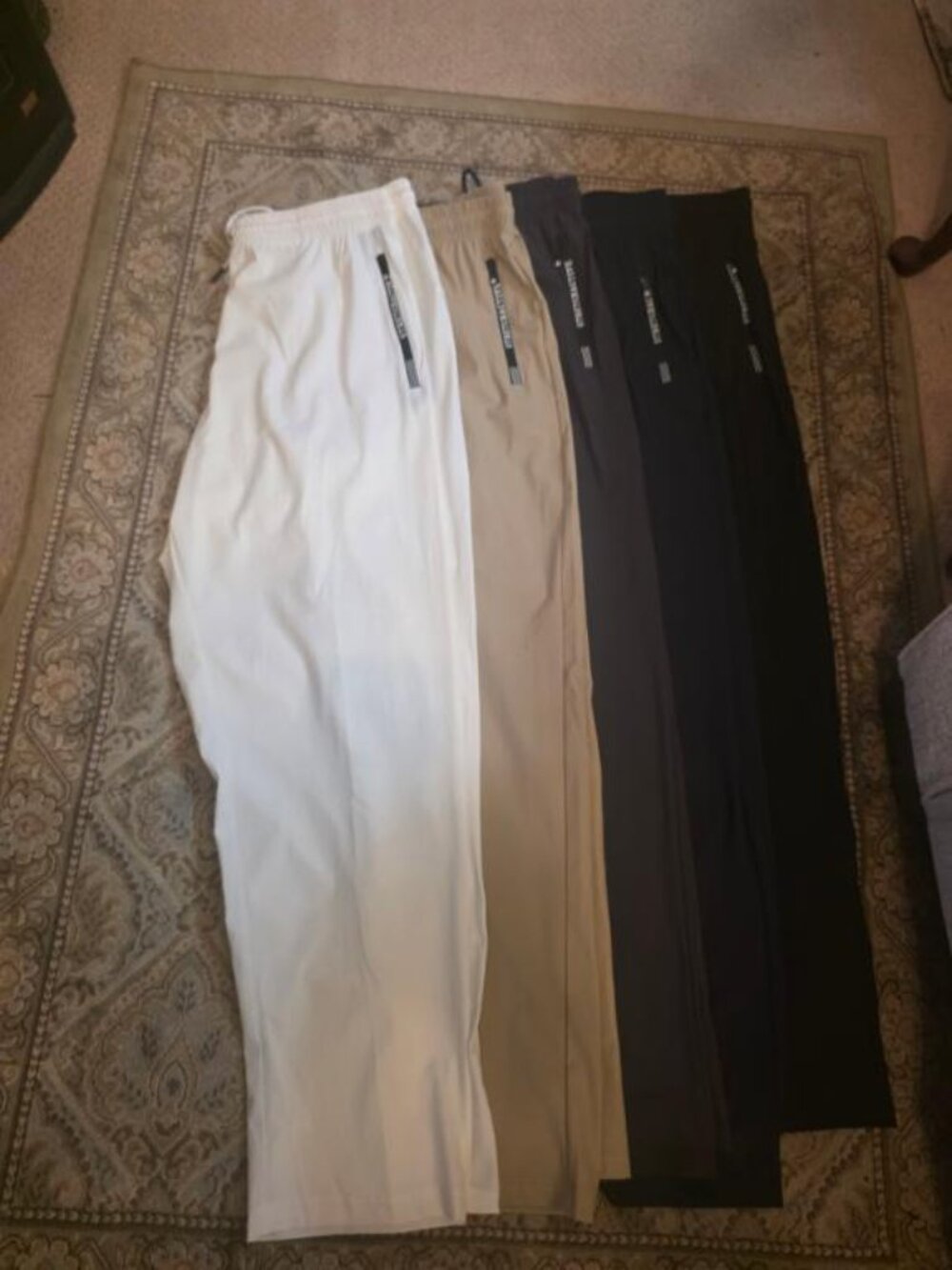 Hiking Pants with Pockets Travel | Water Resistant, Quick Dry (5 PAIR - BUNDLE)